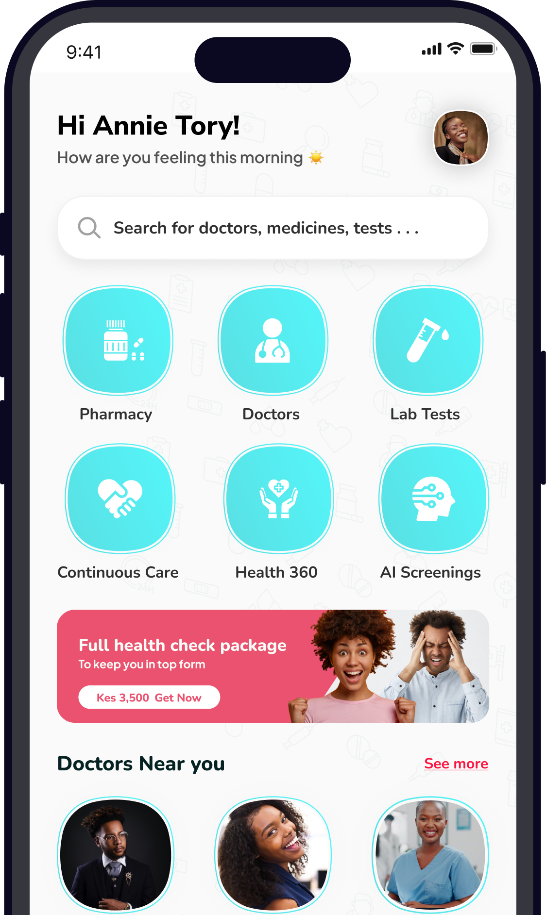 Zuri Health Patient mobile app preview