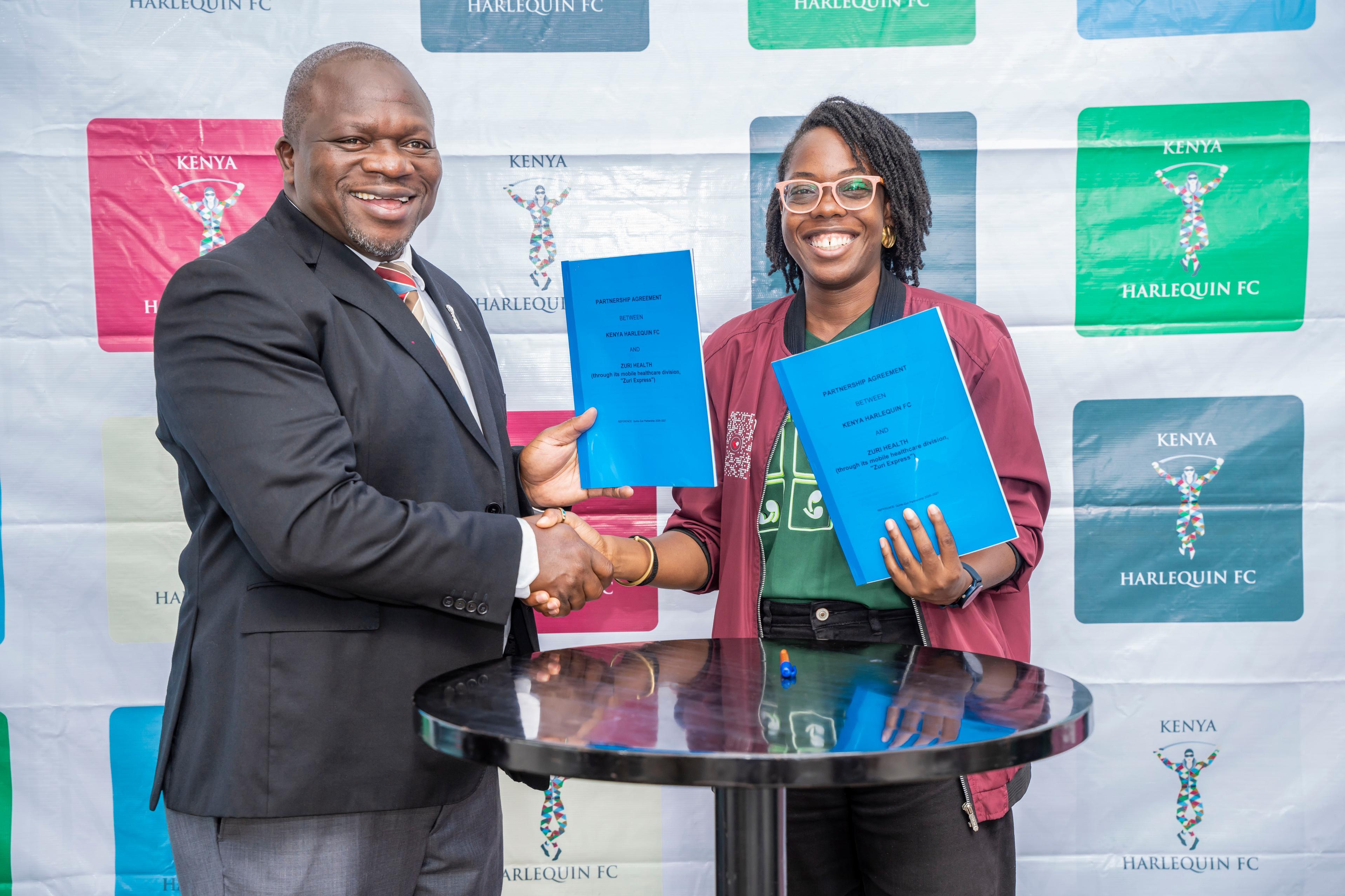 Kenya Harlequin FC and Zuri Health Announce Landmark Partnership