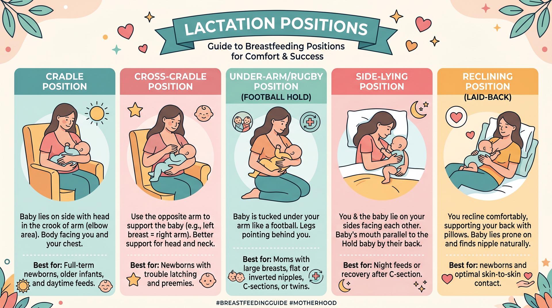 lactation positions: supporting effective breastfeeding